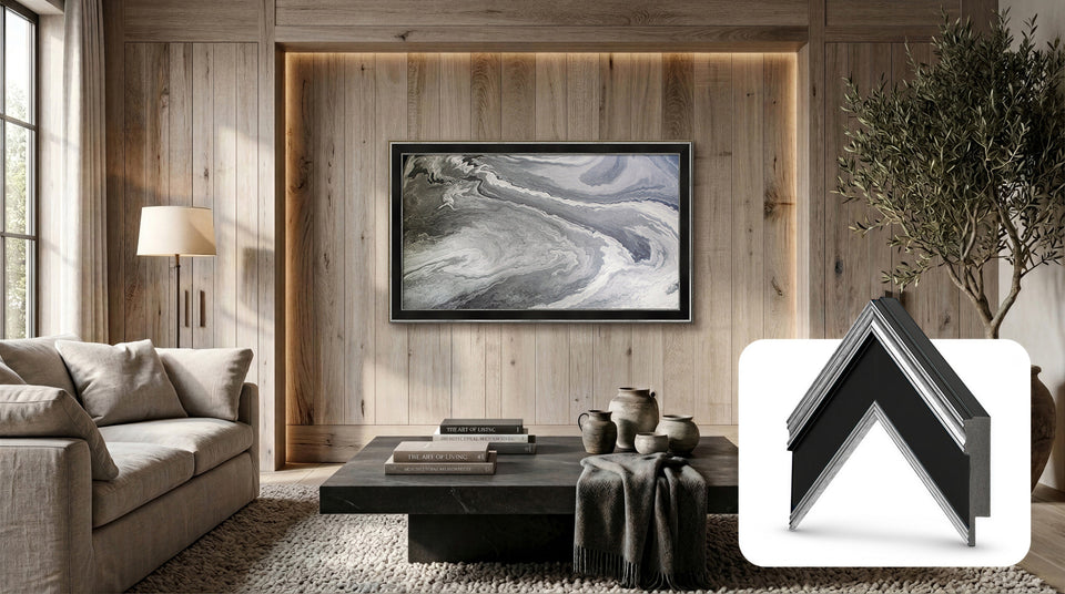 Antique Silver & Black