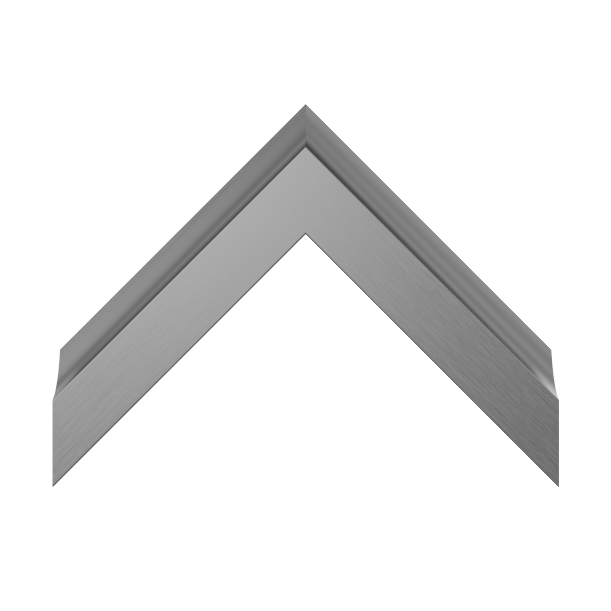 Graphite - Alloy Scoop Samsung Frame TV Bezel