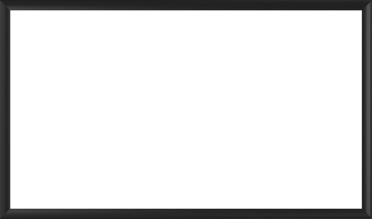 Anodized Black - Alloy Prismatic Samsung Frame TV Bezel