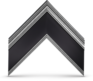 Plata antigua y negro - CAJA ABIERTA