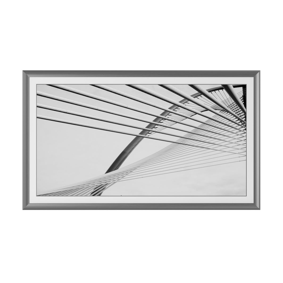 Graphite - Alloy Prismatic Samsung Frame TV Bezel