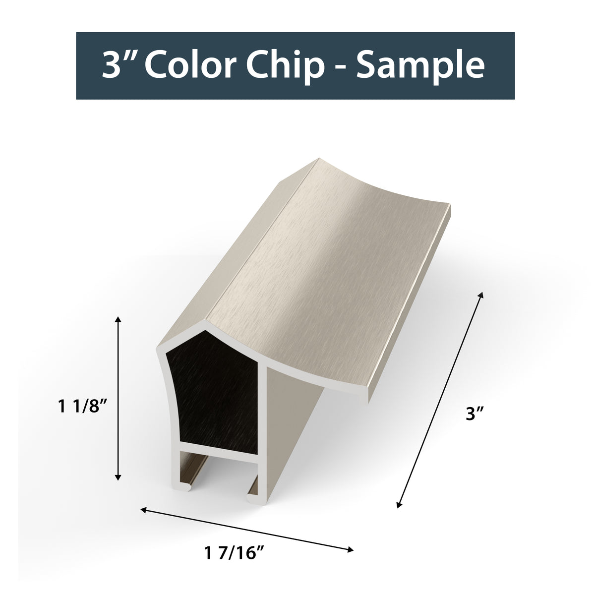 MUESTRA - Aleación de Plata Alemana - Perfil: Prismático