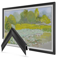 Noir anodisé - Lunette de cadre Samsung prismatique en alliage 