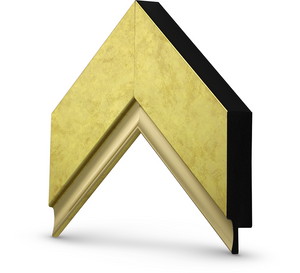 gold contemporary samsung frame tv