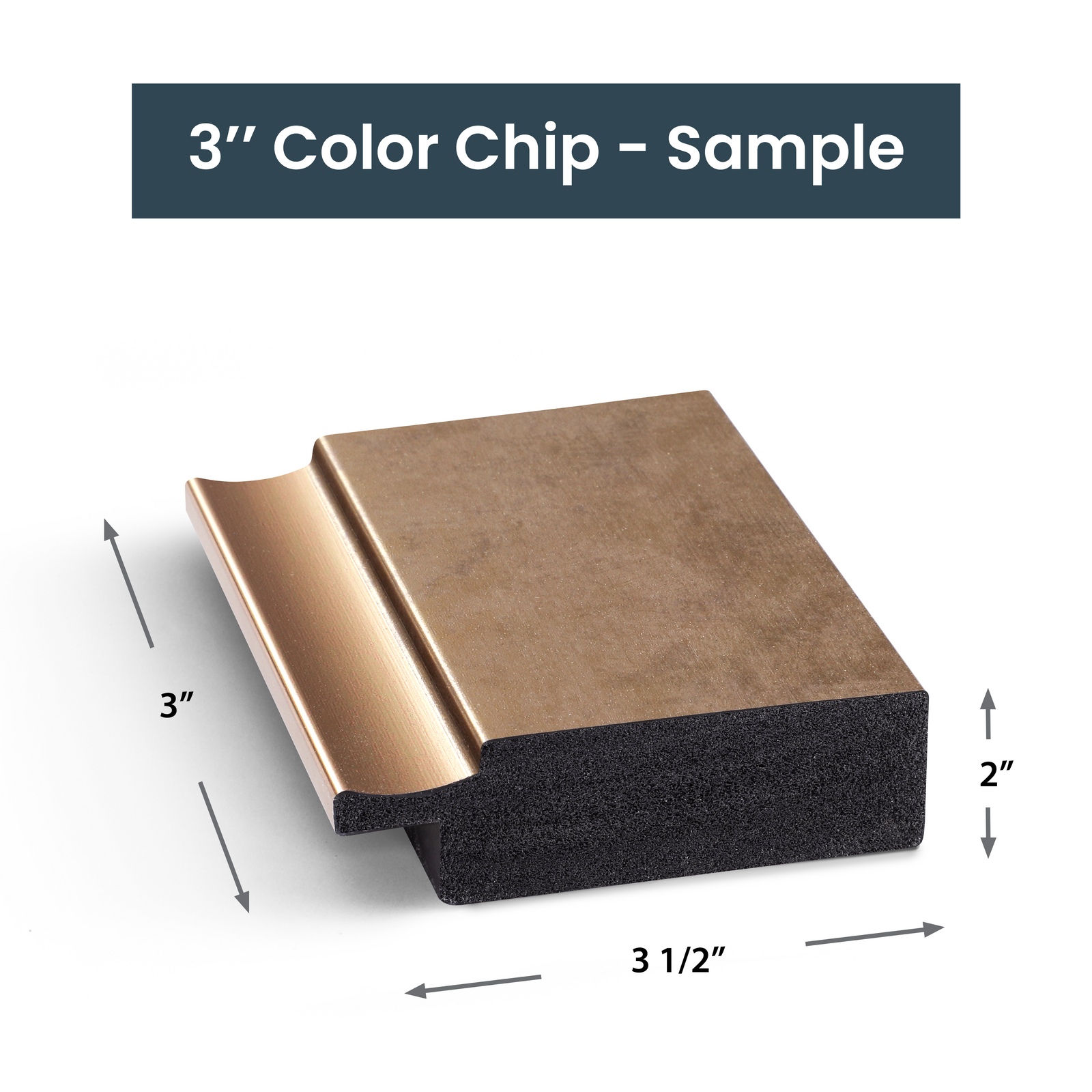 Deco TV Frames Samsung the Frame TV Contemporary Bronze Sample