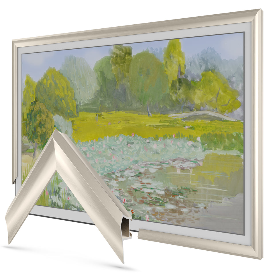 German Silver - Alloy Prismatic Samsung Frame TV Bezel