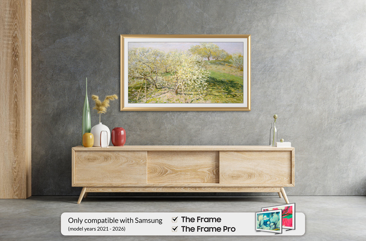 Oro pálido - Bisel de marco Samsung prismático de aleación