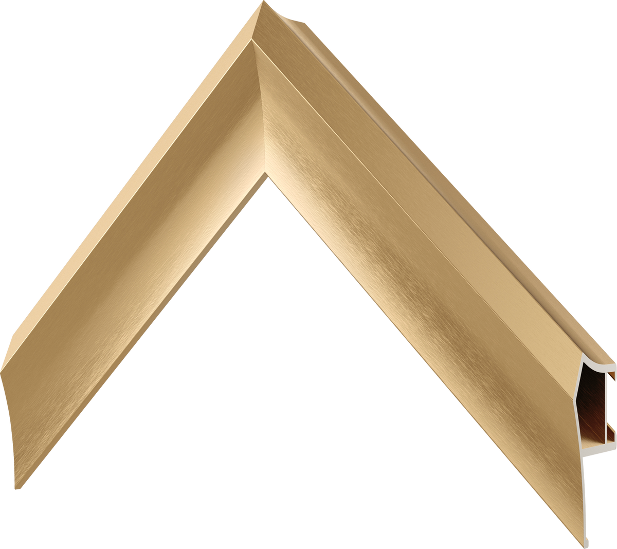 Oro pálido - Bisel de marco Samsung prismático de aleación