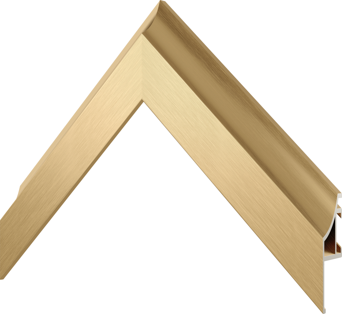 Or pâle - Lunette de cadre Samsung Scoop en alliage