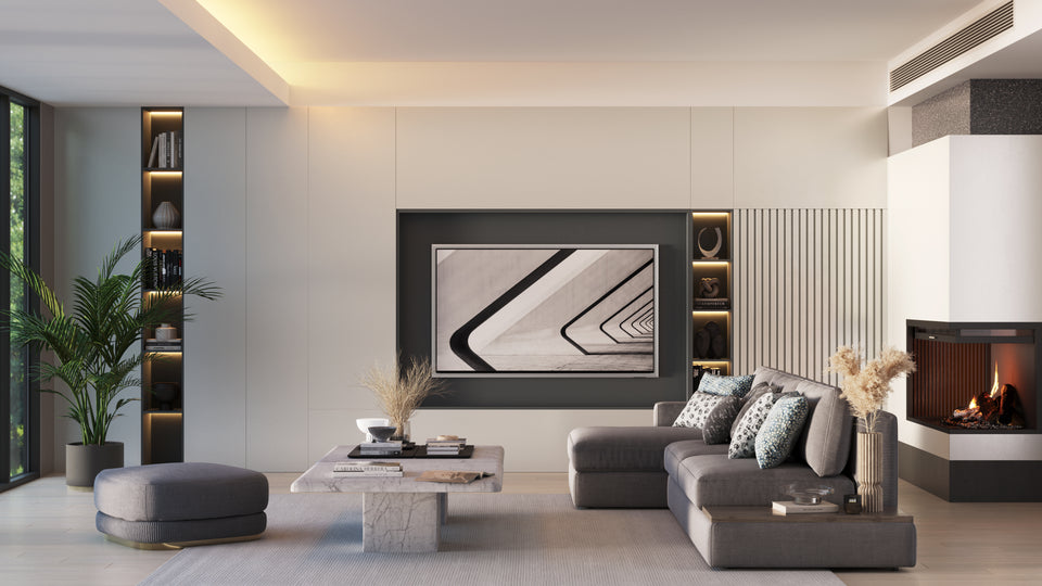 Matte White - Bezel for Samsung S95H OLED TV