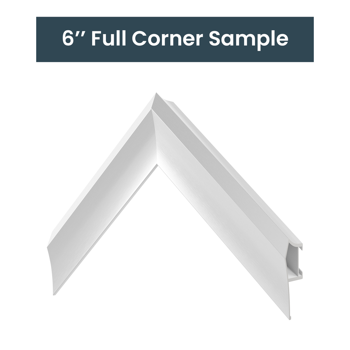 ÉCHANTILLON - Alliage blanc pur - Profil : Prismatique