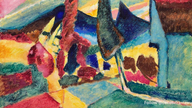 Landscape with Two Poplars (1912)