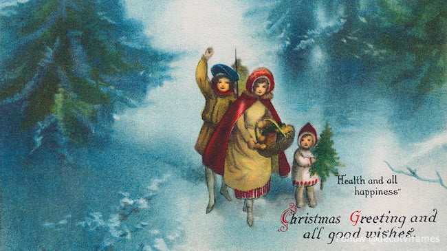 Salutations de Noël et tous les bons vœux (1906) 