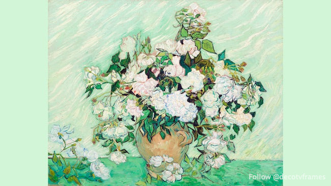 Fleurs et fruits dans un bol blanc et rose (vers 1840-1860) 