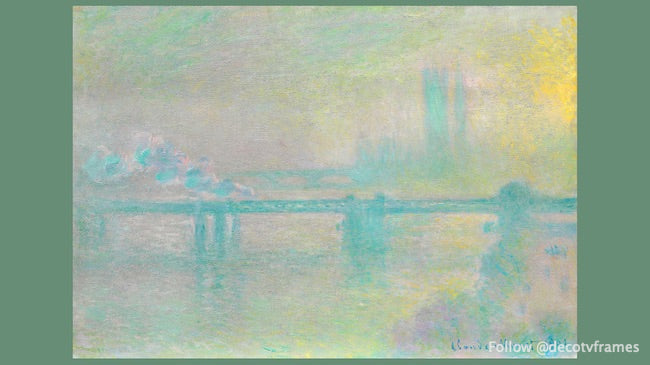 Pont de Charing Cross, Londres (1901 