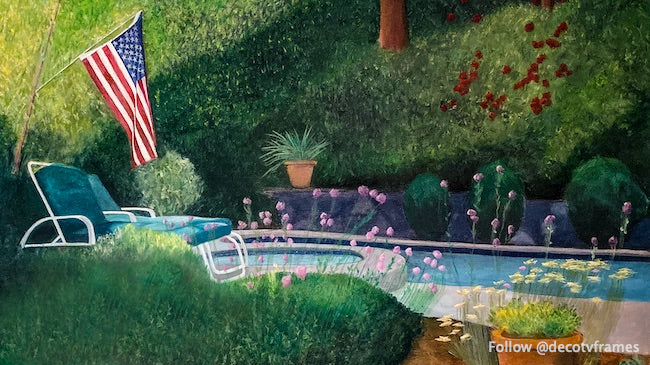 Patio trasero americano 