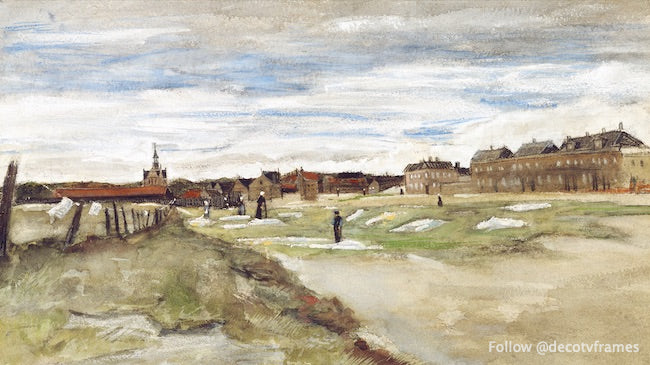 Terreno blanqueador en Scheveningen (1882) 