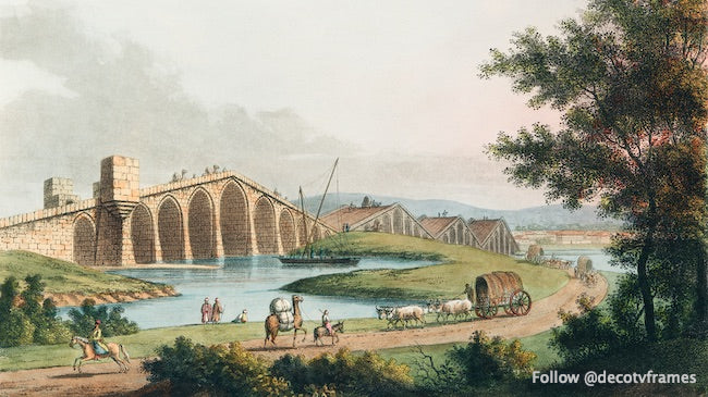 Ponte grande from Views in the Ottoman Dominions, in Europe, in Asia, and some of the Mediterranean islands (1810)
