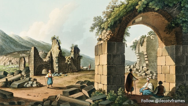 Ruins of the Baths at Ephesus from Views in the Ottoman Dominions, in Europe, in Asia, and some of the Mediterranean islands (1810)